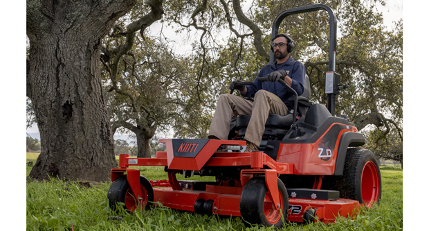 The ZXD Series mowers are built to tackle challenging terrains and ensure rapid completion of landscaping projects. (Photo: Kioti)