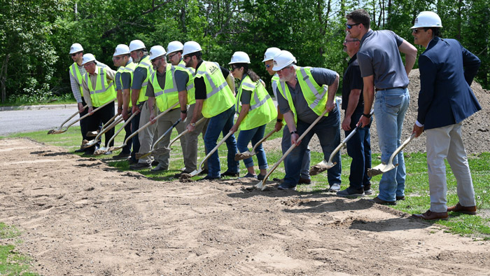 Yanmar Compact Equipment and ASV broke ground on a 32,000-square-foot expansion to its Grand Rapids, Minn., facility. (Photo: Yanmar)