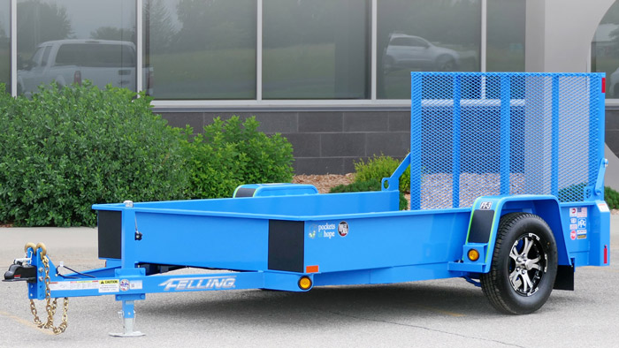 Felling Trailers will host an online auction of an FT-3 drop deck utility trailer to benefit Pockets of Hope in September. (Photo: Felling Trailers)