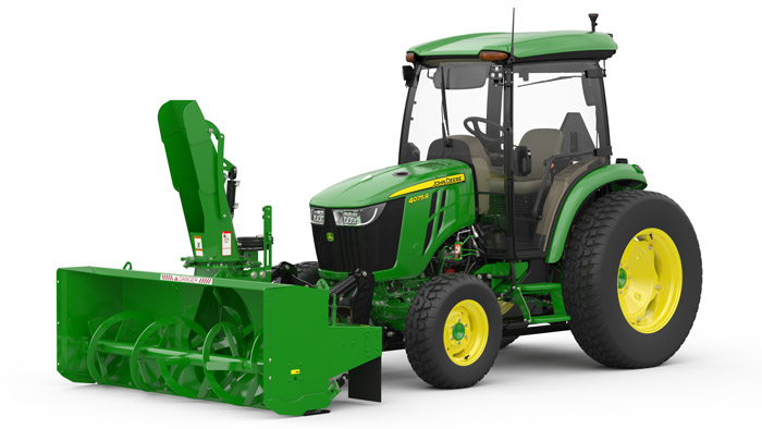 John Deere's SB12F features 80 inches of clearing capacity to move snow faster and in larger quantities. (Photo: John Deere)