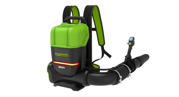 The BB361 Battery Backpack Blower from Greenworks. (Photo: Greenworks)