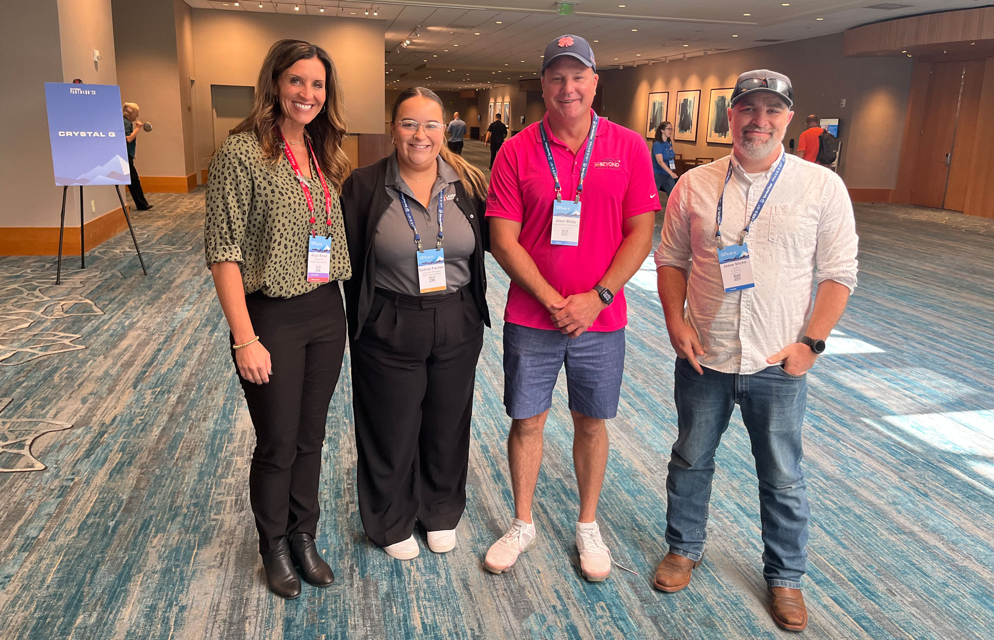 LM Digital Media Specialist, Sydney Fischer, had the opportunity to chat with Angie Snow, principal industry advisor at ServiceTitan, Jason Brady, owner and CEO of Above & Beyond Service Company and Jesse Sticka, director of IT at Lovett about how ServiceTitan helped their businesses. (Photo: LM staff)