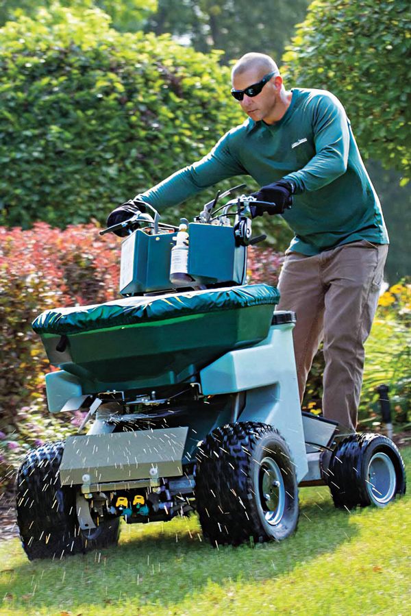 Equipment with easy-to-use functions and settings can improve spreader-sprayer applications. (Photo: PermaGreen)
