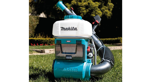 The mist Blower is part of Makita XGT, an expanding system of 40-volt max and 80-volt max cordless equipment and tools. (Photo: Makita)
