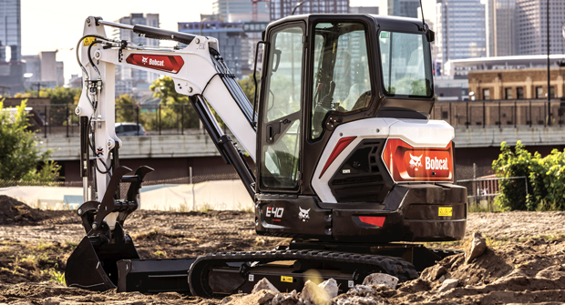Bobcat will preview the E40 in booth 3052 at Equip Exposition, Oct. 17-20, in Louisville, Ky. (Photo: Bobcat)
