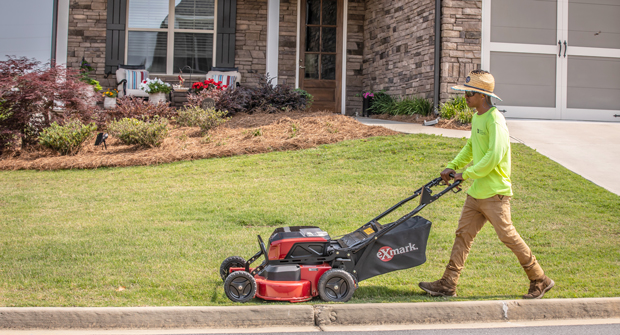 The new model delivers reduced noise output and zero engine emissions. (Photo: Exmark)