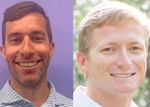 T.J. Ashachik (left), Brandon Ball (right).