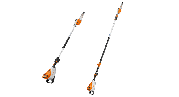 The new HTA 150 and HTA 160 battery-powered pruners from Stihl are lightweight and easy for pros to maneuver. (Photo: Stihl)