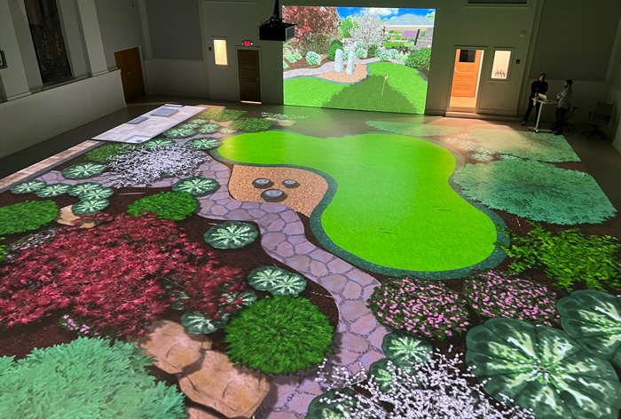 Walk Your Plans offers designers and clients a chance to see renderings in full form. (Photo: LM Staff)