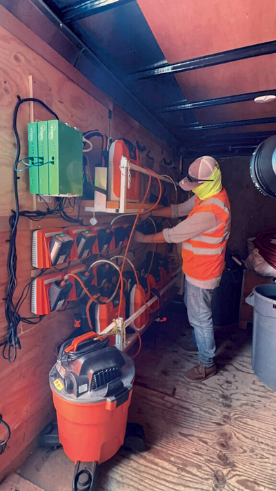 Experts can help you determine the best way to set up your trailer and shop for battery charging. (Photo: Towa Tools)