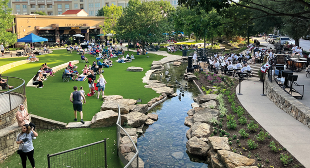Challenges revolving around the project included dealing with tight spaces and scheduling according to Santosh George, ASLA, of Complete Landsculpture.(Photo: Santosh George)