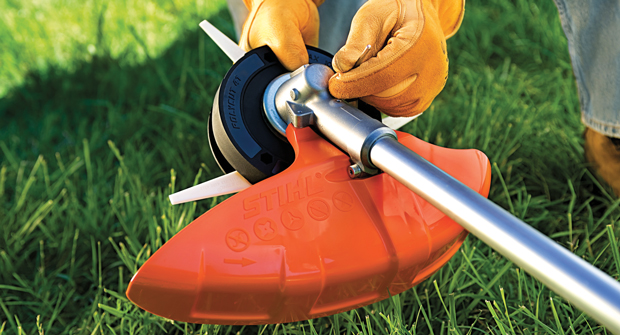 Experts say preseason maintenance checks are crucial, especially if equipment sits unused in storage during the winter months. (Photo: Stihl)