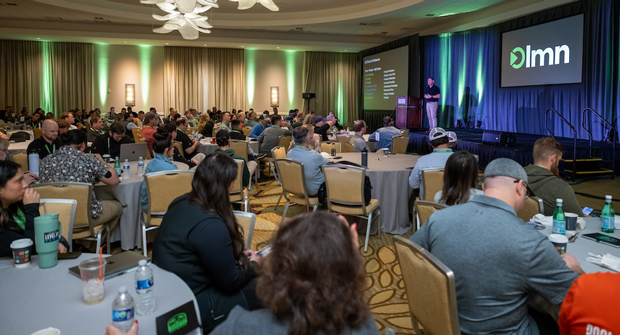 Mark Bradley, CEO of Landscape Management Network (LMN), addresses attendees of the LMN Mastermind Summit in Orlando, Fla.(Photo courtesy of Landscape Management Network)