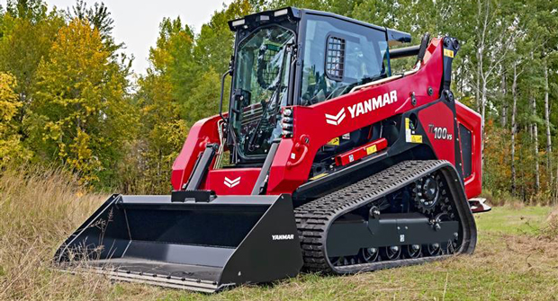 The TL100VS is the first in Yanmar’s line of construction-grade compact track loaders. (Photo: Yanmar CE)