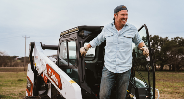 Chip Gaines will serve as a brand ambassador for Bobcat. (Photo courtesy of Bobcat)