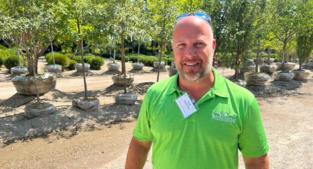Brad Stephenson, CEO of New Castle Lawn & Landscape. (Photo: LM Staff)