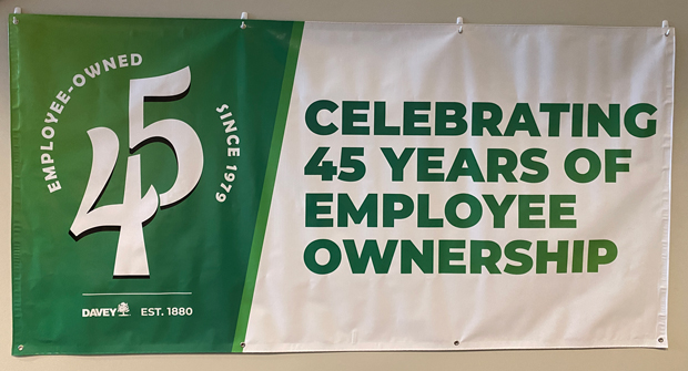 The Davey Tree Expert Co. celebrated its 45th anniversary of being employee-owned and currently has over 6,000 owners. (Photo: LM Staff)
