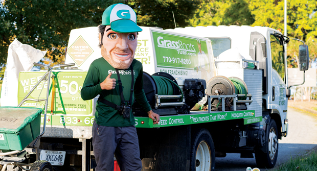 One of the biggest benefits a franchisor can offer is access to organizational and marketing tools. (Photo: GrassRoots Turf)