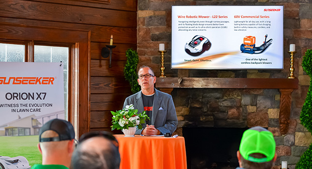 "Being in this industry, I've known about this technology for a long time, but I don't think that the average person does. I think it's just going to take word of mouth and also lowering the barrier of entry to buy into the product for it to go mainstream," Justin Novosel, executive vice president and general manager of North American Operations at Sunseeker said. (Photo courtesy of Sunseeker)