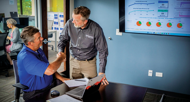 After joining a franchise, franchisors say it’s important to ask questions and challenge any existing processes for the betterment of everyone involved. (Photo: Spring Green)