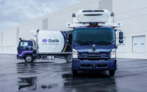 The current autonomous vehicle developed by Gatik based on Isuzu F-Series. (Photo courtesy of Isuzu)