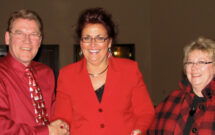 (Left to right) Merle J. Felling, Laurie Engle and Kathy Felling. (Photo courtesy of Felling Trailers)