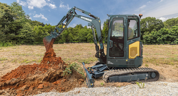 Hyundai's new HX27AZ excavator. (Photo: Hyundai CE)