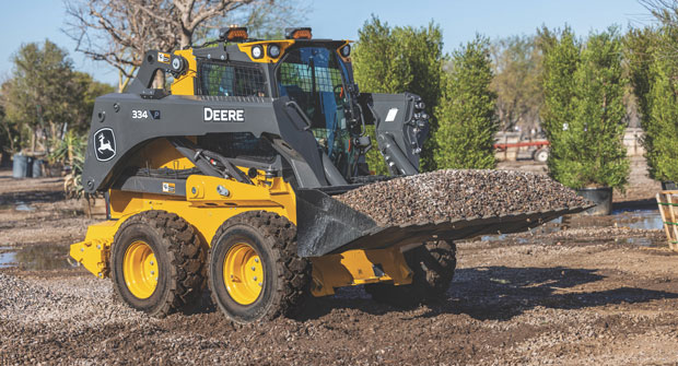 The new P-Tier 334 skid steer loader from John Deere. (Photo: John Deere)