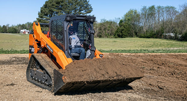The new Develon DTL35 is the company's first compact track loader. (Photo: Develon)