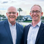Hollister and Chuck Bowen, OPEI’s vice president of communications and member relations, have a long history dating back to their service on the board of directors of the Turf and Ornamental Communicators Association. (Photo: LM Staff)
