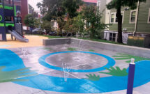 One of Mountain View Landscapes’ playground projects at Walnut Park in Roxbury, Mass. (Photo: Mountain View Landscapes)