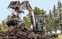 Most modern compact excavators offer contractors a cab with plenty of creature comforts.(Photo: Bobcat)