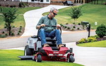 Availability of parts and quick service are several key factors for landscape pros when choosing a zero-turn mower. (Photo: Exmark)