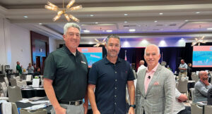 The platinum sponsor: CEO and founder of LMN Mark Bradley (center) with Jones and Scott. LMN served as the platinum sponsor of the Summer Growth Summit, while LM was able to afford the title of exclusive media partner. Hey, we’ll take it! (Photo: LM staff)