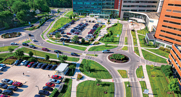The hospital has nearly 800 beds and serves 27 counties in northwest Ohio and southeast Michigan, meaning consistent upkeep is critical for the heavy visitor traffic. (Photo: Yellowstone Landscape)