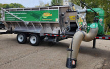 The Mulch Mule with the Billy Goat vacuum attachment. Photo: LM Staff