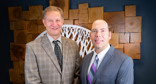 Greg Krogstad (right)
