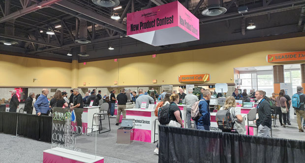 The 2024 Irrigation Show's New Product Contest area. Photo: LM Staff