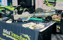 Trenchers were one of the many tools showcased at the 2024 Irrigation Show. (Photo: LM Staff)