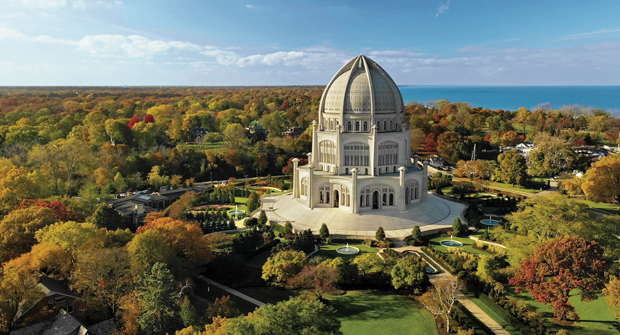 One of seven Bahá’í temples, Rosborough Partners took over maintenance of this property — which sees more than 300,000 visitors a year — in 2017. (Photo: Roseborough partners)