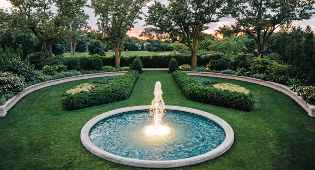 These pear trees are the oldest on the property and add dimension to garden No. 7. (Photo: Roseborough partners)