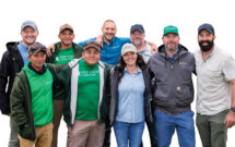 The team from Top Choice Lawn Care in Austin, Texas, is ready for a big year in 2025. (Photo: Lucas Forsythe, Blue Griffin Marketing)