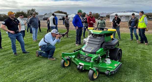 Industry media got a sneak peek at the autonomous solutions unveiled at CES 2025 during an event in November at Blue River Technology’s (a John Deere company) test facility in Gilroy, Calif. (Photo: Scott Hollister)