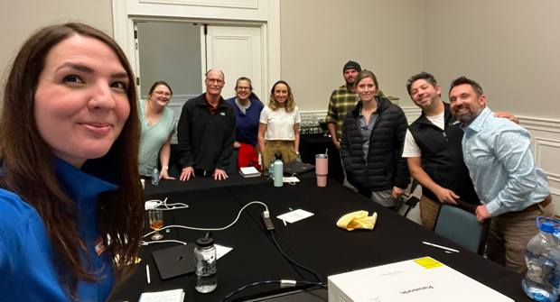 Jeffrey Scott Consultings's second-in-command peer group held its first stand-alone meeting in Destin, Fla., in early January. (Photo: Sean Baxter)