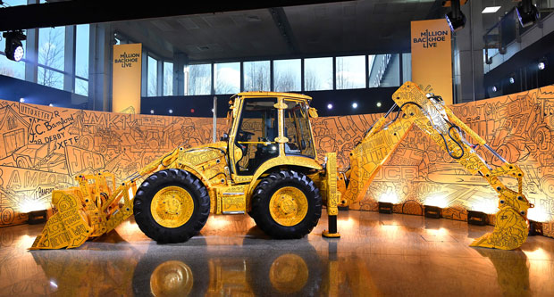 The one-millionth backhoe loader. Photo: JCB