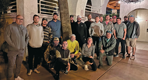 Mountain climbers: A group hike with keynote speaker Travis Hearne was on the agenda at SmartCon 2025. (Photo: LM staff)