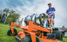 Power play Propane is making a move into the landscaping and lawn care industries. (Photo: Propane Education and Research Council)