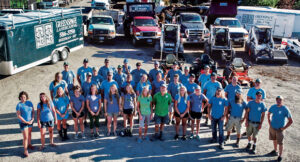 A team effort: The team at Greenspace Landscaping in Bozeman, Mont., played a key role in the company’s most recent equipment purchasing, providing feedback on everything from brands to important features. (Photo: Greenspace landscaping)