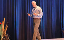 Greg Herring with The Herring Group and a regular LM columnist went inside the numbers on how irrigation can impact a company’s bottom line during SmartCon 2025. (Photo: LM staff)
