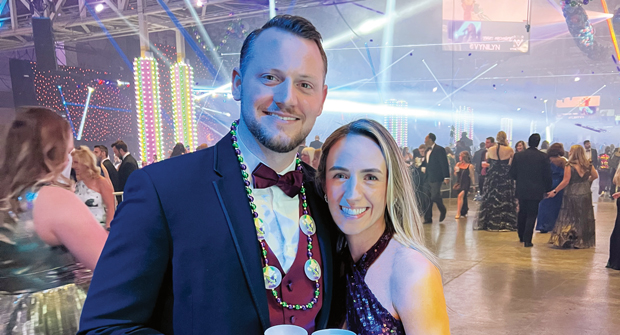 Malone. Ryan Malone. Ryan and Elani Malone, Malone’s Landscape, Kent, Wash., were dressed to impress for the Bacchus Ball (Ryan’s brother Jake is also featured in this month’s cover story).